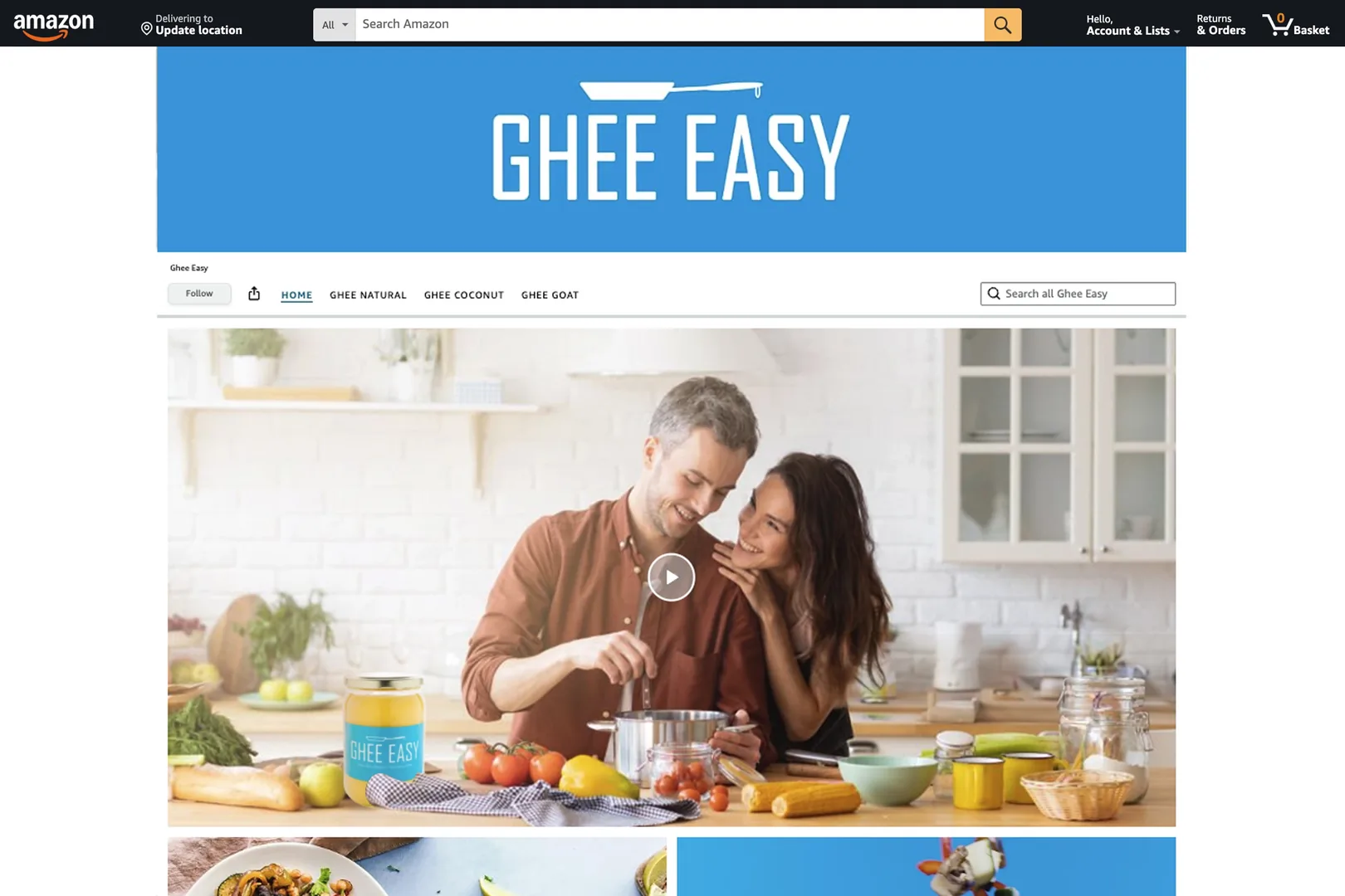 Amazon-store van Ghee Easy