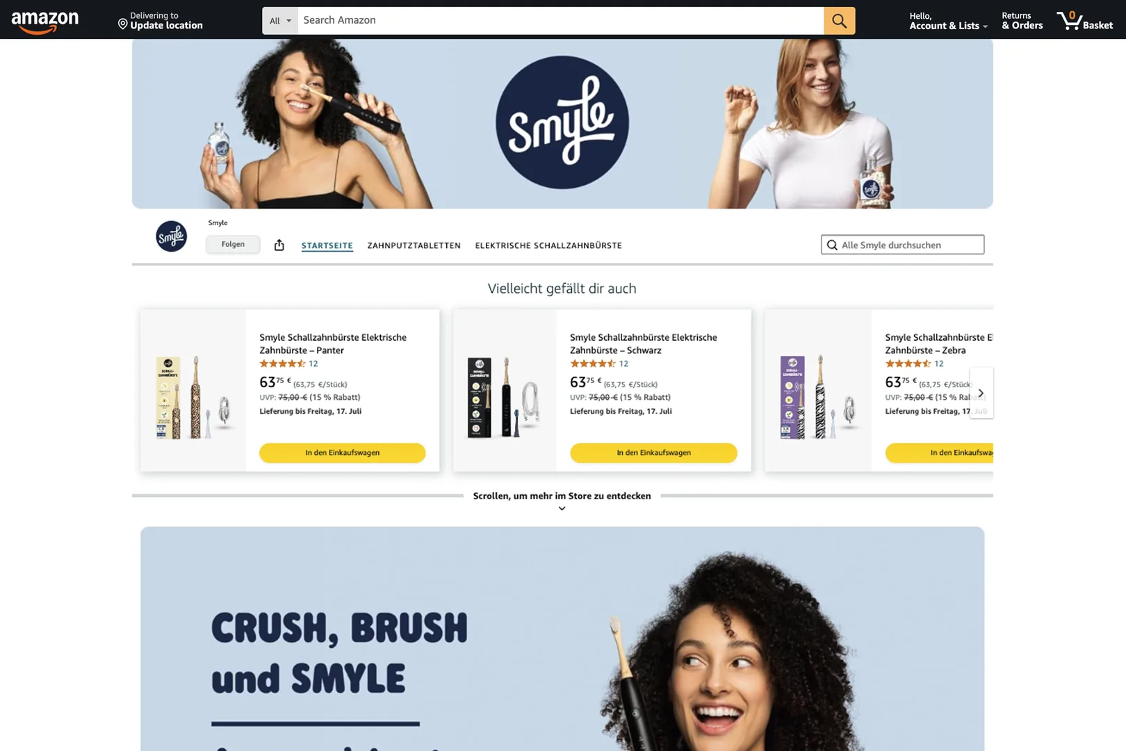 Amazon-store van Smyle